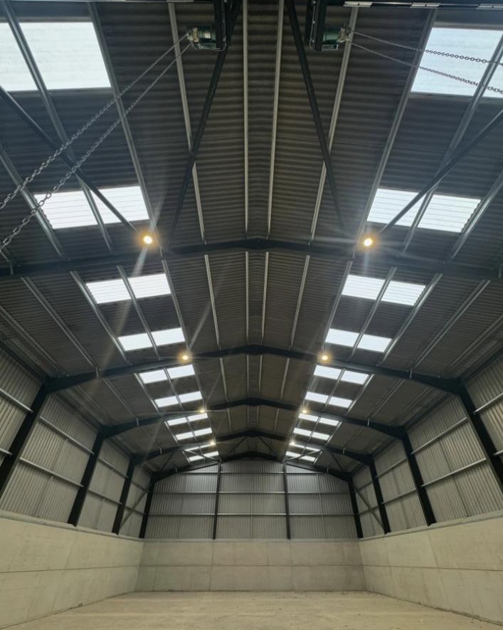 Warehouse high bay lighting by Excel Electrical